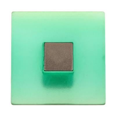 Ручка кнопка PLASTIC 003, пластиковая, зеленая