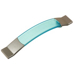 Ручка скоба PLASTIC 005, пластиковая, м/о 96 мм, синяя 2603473