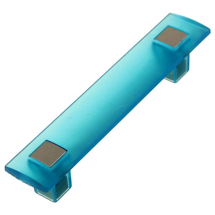 Ручка скоба PLASTIC 007, пластиковая, м/о 96 мм, синяя - Фото 1