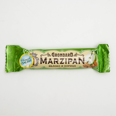 Батончик марципановый Grondard «Яблоко и корица», 50 г