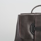 Рюкзак молодёжный, отдел на молнии, с расширением, наружный карман, цвет кофейный - Фото 4