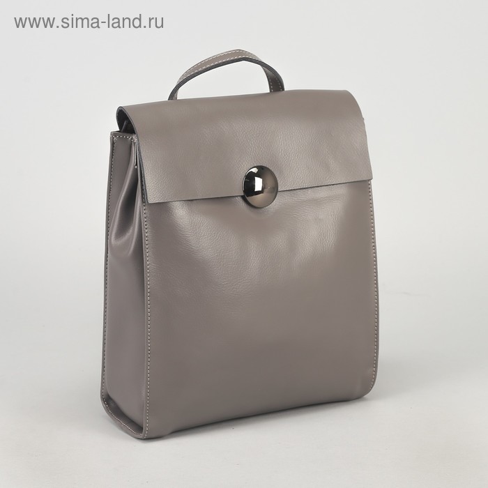 Рюкзак мол L-8620, 25*8*31, отдел на молнии, расширен, н/карман, серый - Фото 1