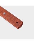 Лопатка кондитерская изогнутая, 30×7 см, нержавеющая сталь, деревянная ручка - Фото 6