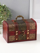 Шкатулка для украшений «Сундучок. Цветущий сад», дерево, 11.5×18×12 см - Фото 1