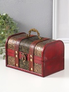 Шкатулка для украшений «Сундучок. Цветущий сад», дерево, 11.5×18×12 см - Фото 2