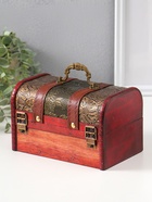 Шкатулка для украшений «Сундучок. Цветущий сад», дерево, 11.5×18×12 см - Фото 4