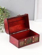 Шкатулка для украшений «Сундучок. Цветущий сад», дерево, 11.5×18×12 см - Фото 5