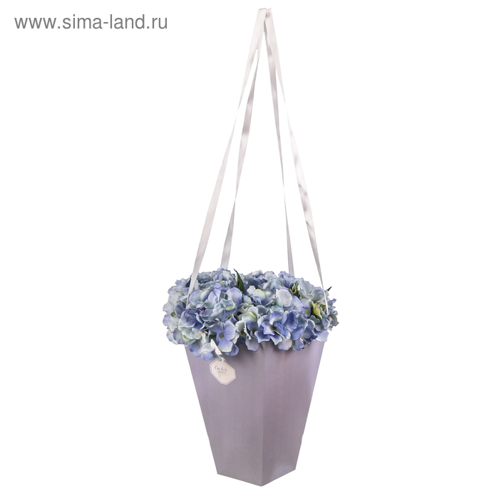 Коробка для цветов на лентах «От всей души», 33,5 х 31,5 см