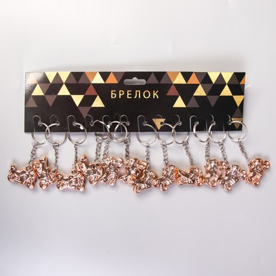 Брелок для ключей на кольце «Мотоцикл», пластик под металл, 3.5×2.5 см