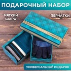 Подарочный набор "Любимому папе": шарф, перчатки 2143954 - фото 8612815