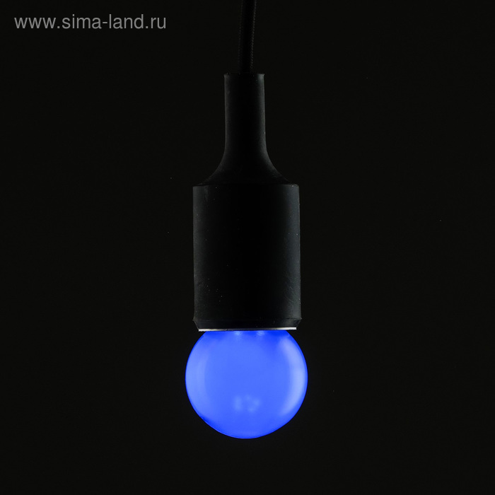 Лампа светодиодная декоративная Luazon Lighting, G45, 5 SMD2835, для белт-лайта, синий - Фото 1