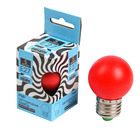 Лампа светодиодная декоративная Luazon Lighting, G45, 5 SMD2835, для белт-лайта, красный - Фото 3