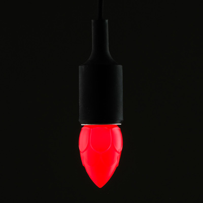 Лампа светодиодная декоративная Luazon Lighting "Шишка", 5 SMD2835, для белт-лайта, красный