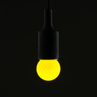 Лампа светодиодная декоративная Luazon Lighting, G45, 5 SMD2835, для белт-лайта, желтый - Фото 1