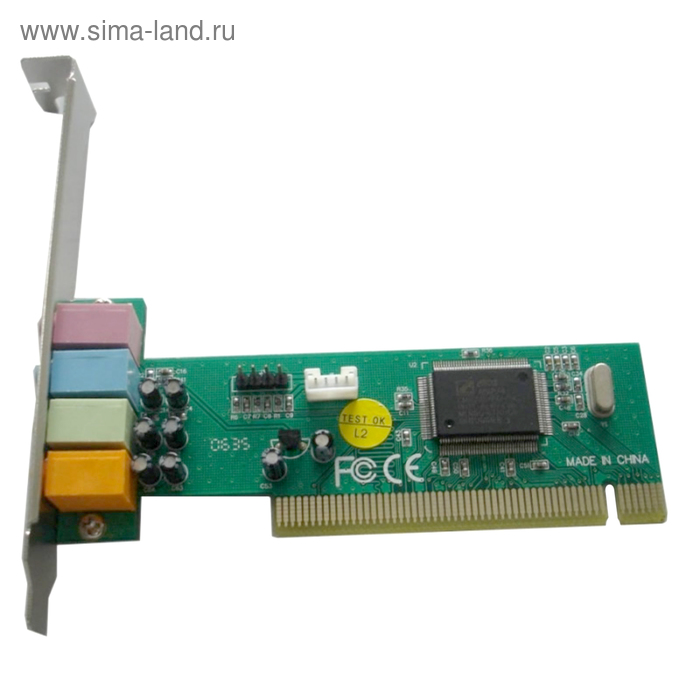 Звуковая карта PCI 8738 (C-Media CMI8738-SX) 4.0 bulk - Фото 1