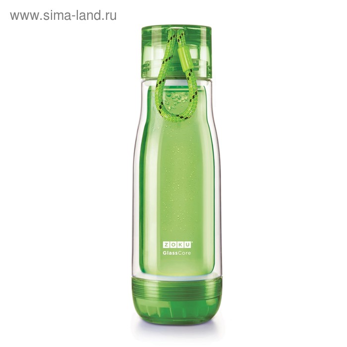 Бутылка Zoku, зелёная, 475 мл - Фото 1