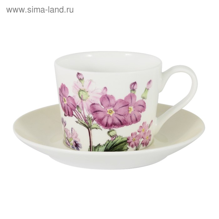 Чашка с блюдцем «Лаура», цвет кремовый - Фото 1