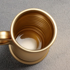 Кружка для кофе 90 мл, Conserve Moi Alu gold - Фото 3