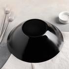 Салатник стеклокерамический Carine Noir, d=27 см, цвет чёрный - Фото 3