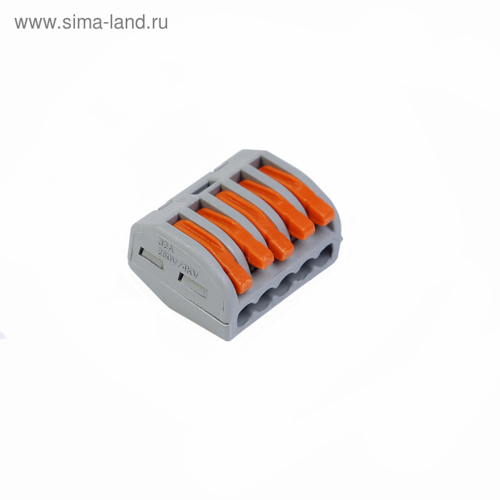 Клемма строительно - монтажная Smartbuy, 5 отверстий, с рычагами - Фото 1