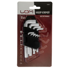 Набор ключей шестигранных ЛОМ, 1.5 - 10 мм, 9 шт. - Фото 5