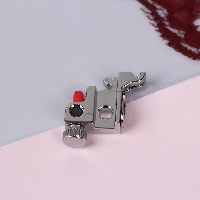 Адаптер для швейных машин для горизонтального челнока с кнопкой, цвет серебристый - Фото 1