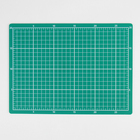 Мат для резки, двусторонний, 30 × 22 см, А4, цвет зелёный - Фото 2