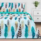 Постельное бельё 1.5-спальное «Этель. Перья», поплин - Фото 3