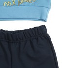 Комплект (джемпер/брюки) для мальчика, рост 80 см, цвет тёмно-синий/голубой Н542_М - Фото 8