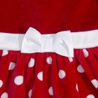 Платье для девочки, рост 104 см, цвет красный/горох Т009 - Фото 5