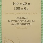 Пряжа "Детская объемная" 100% микрофибра 400м/100гр (41-Салатовый) - Фото 3