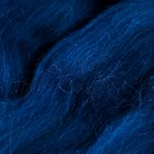 Шерсть для валяния 100% полутонкая шерсть 50гр (571-Синий) - фото 8356800