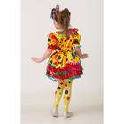 Карнавальный костюм «Хлопушка», сатин, платье, ободок, размер 30, рост 116 см - Фото 2