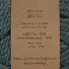 Пряжа "Сувенирная" 50% акрил, 50% шерсть 160м/200гр (762-Лазурный берег) - Фото 3