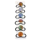 резинка для волос "Диско" мини круг буквы микс - Фото 2