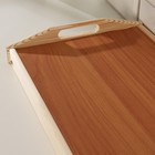 Столик для завтрака складной, 50×30 см, с ручками, светлый - Фото 4