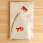 Набор для бани "100% Мужик" вышивка шапка, коврик и рукавица - Фото 3