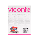 Утюг Viconte VC-434, 2700 Вт, керамическая подошва, паровой удар, 292133 - Фото 7