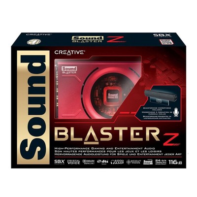 Звуковая карта Creative PCI-E Sound Blaster Z (Sound Core3D) 5.1 Ret