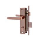 Замок врезной «АЛЛЮР» 126/1 АС, с ручкой, 4 ключа, цвет старая медь - Фото 1