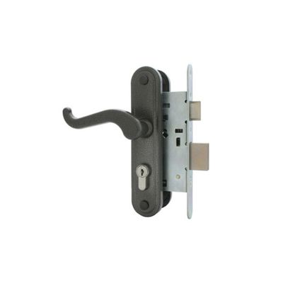 Замок врезной Димитровград «Зенит» ЗВ4-3.02, м/о 55 мм, с/руч, цвет серебро