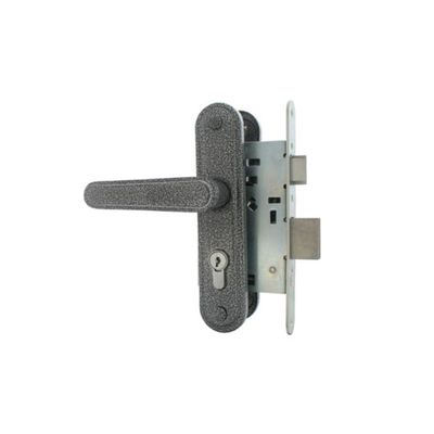 Замок врезной Димитровград «Зенит» ЗВ4-3.03, м/о 55 мм, с/руч, серебро