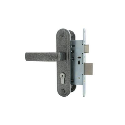 Замок врезной Димитровград «Зенит» ЗВ4-3.05, м/о 55 мм, с/руч, серебро