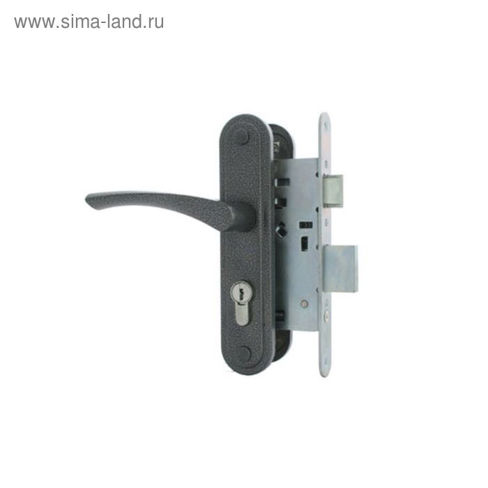 Замок врезной Димитровград «Зенит» ЗВ4-3.07, м/о 55 мм, с/руч, цвет серебро