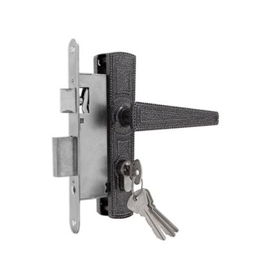 Замок врезной Димитровград «Омега» ЗВ.7.01, м/о 55 мм, с/руч, цвет серебро