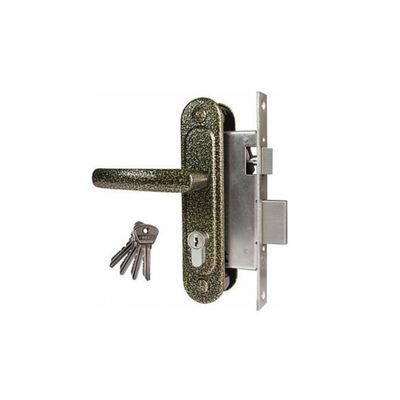 Замок врезной Димитровград «Омега» ЗВ.7.2 (ЗВ7.02), м/о 55 мм, с/руч, цвет бронза