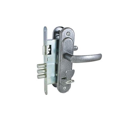 Замок врезной Димитровград «Омега» ЗВ.9.2 (ЗВ9.1-02), м/о 67 мм, с/руч, черный