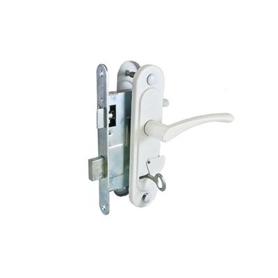 Замок врезной Димитровград «Омега» ЗВ.9.2-01, м/о 67 мм, с/руч, белый