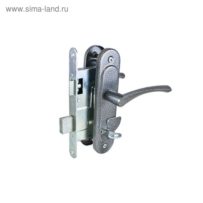Замок врезной Димитровград «Омега» ЗВ.9.2-01, м/о 67 мм, с/руч, цвет серебро - Фото 1