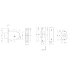 Замок врезной Apecs 90-К-CR (900 А), б/ручки, 5 ключей - Фото 2